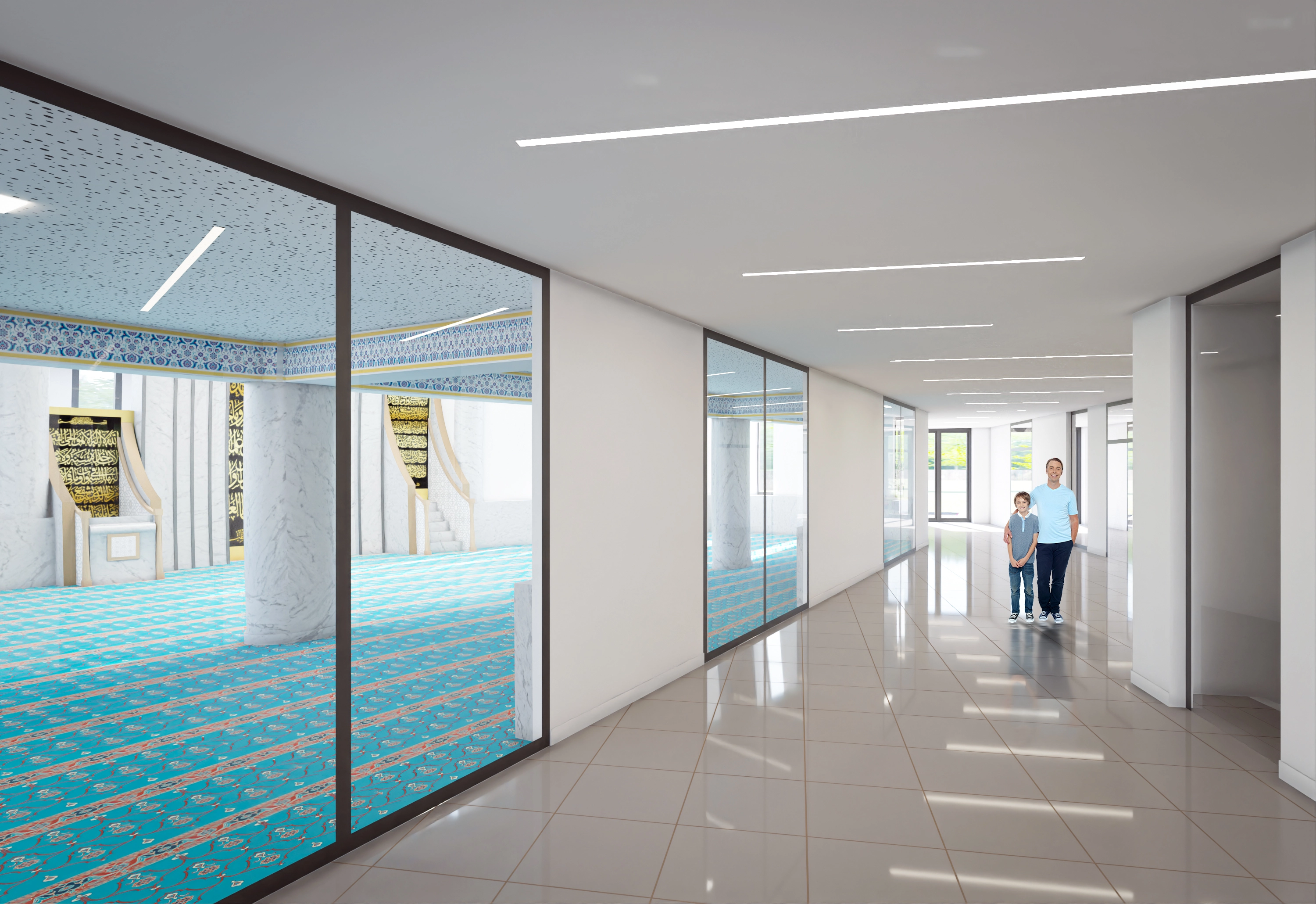 BKZ Sandzak Dortmund - Durchgang neben der Moschee