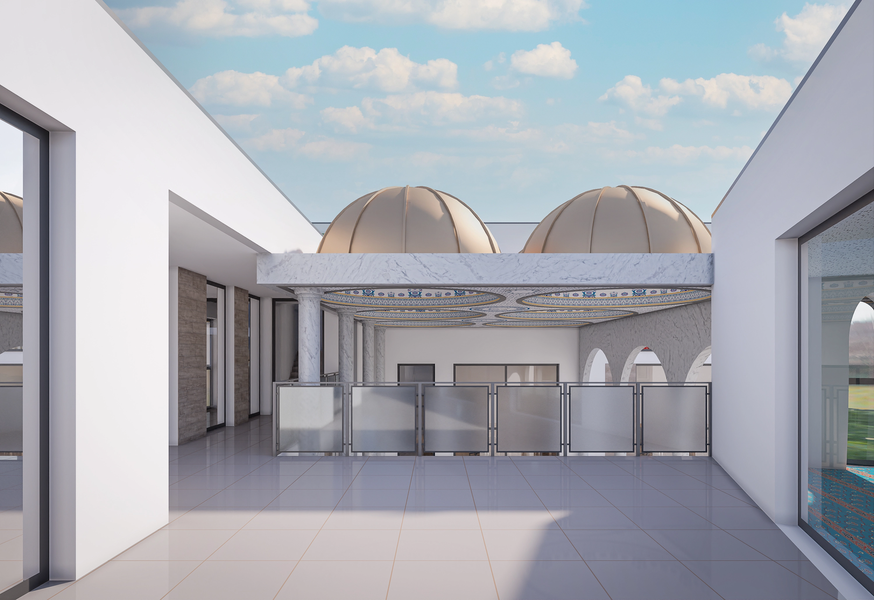 BKZ Sandzak Dortmund - Durchgang im obersten Stockwerk