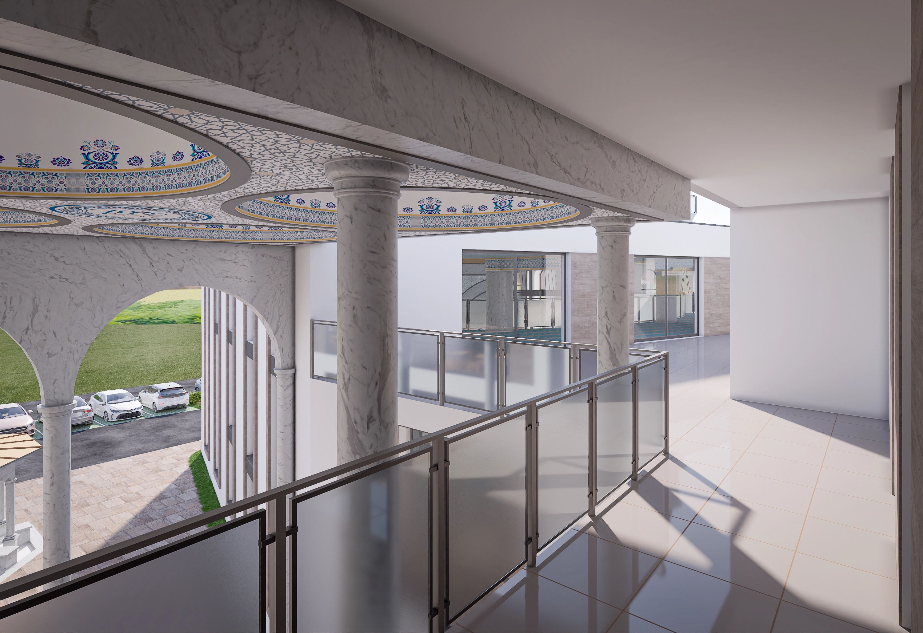 BKZ Sandzak Dortmund - Durchgang im obersten Stockwerk